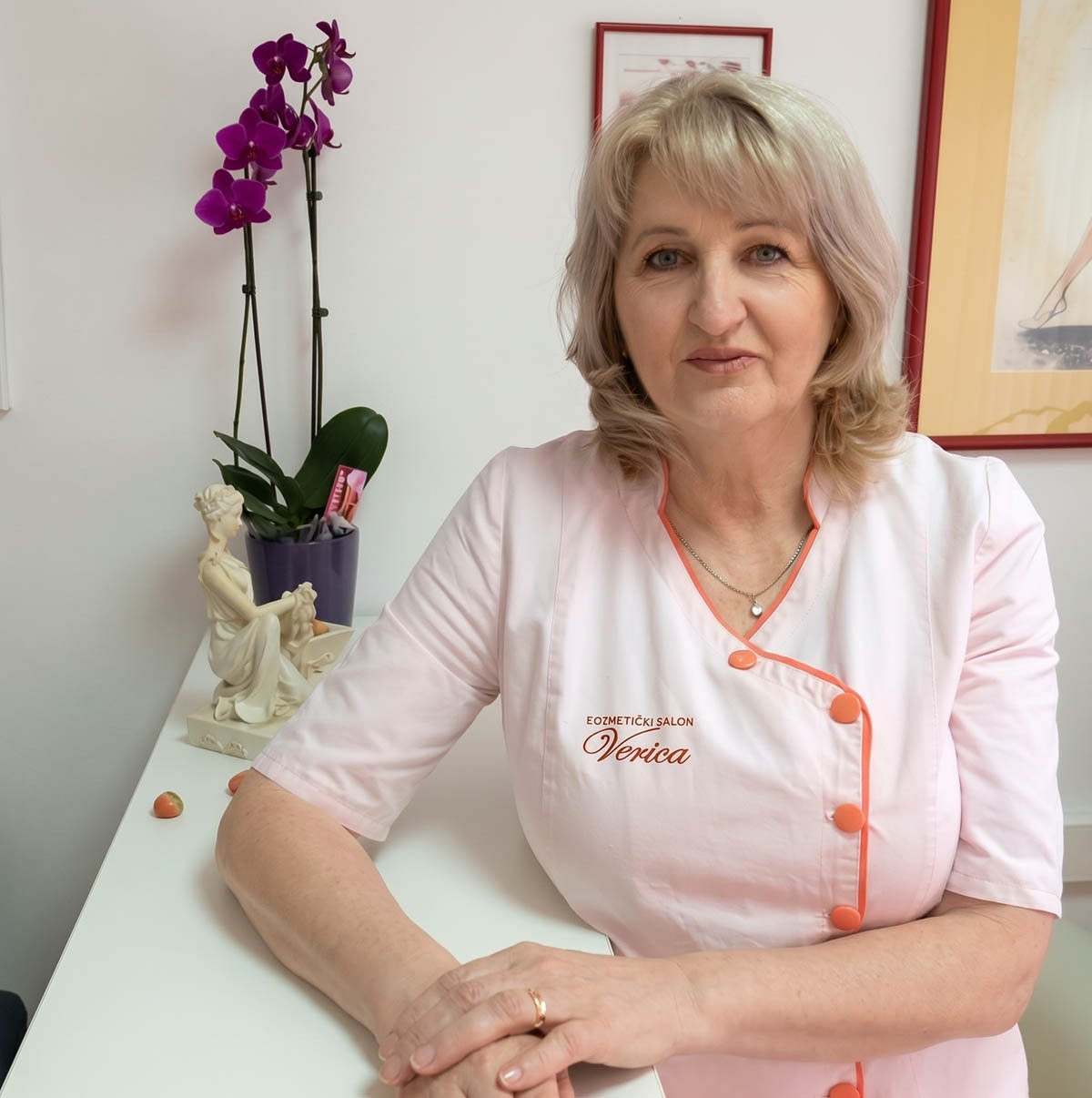 Verica Đukić, kozmetičarka, u svom salonu u Banjaluci